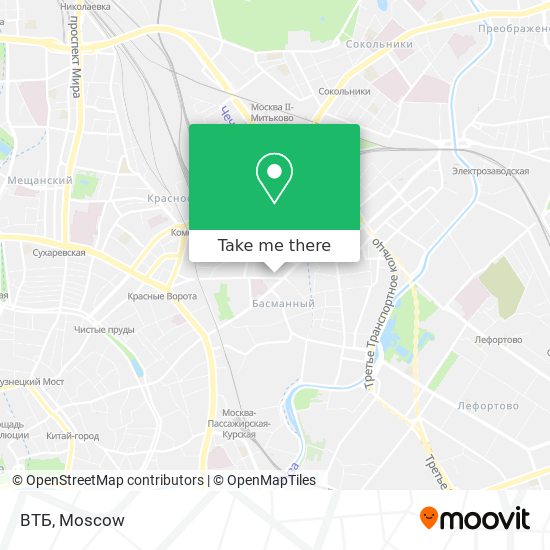 ВТБ map