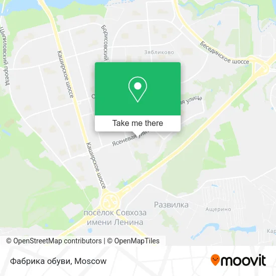 Фабрика обуви map