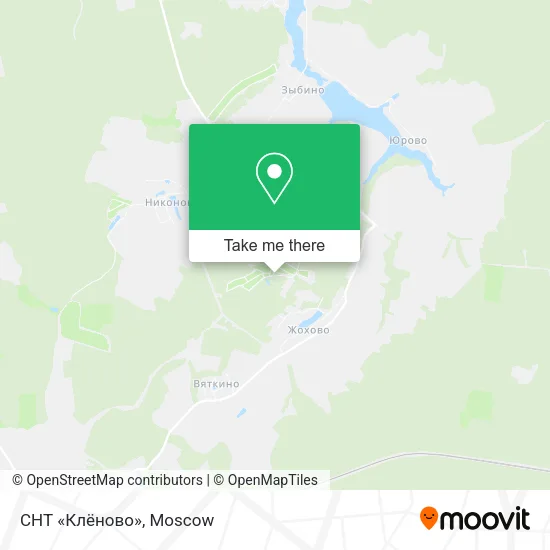 СНТ «Клёново» map