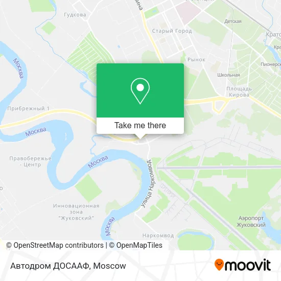 Автодром ДОСААФ map