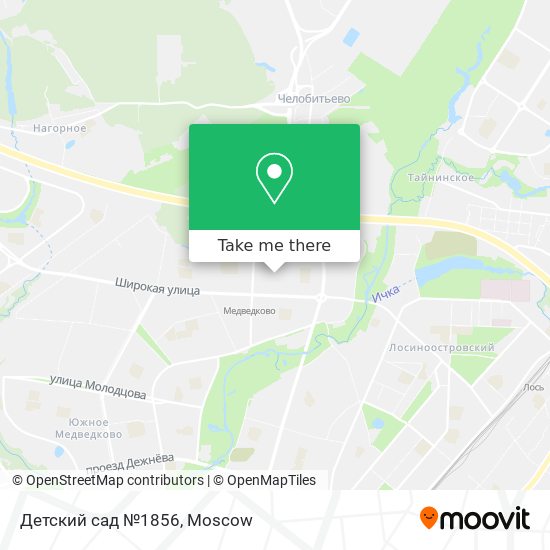 Детский сад №1856 map