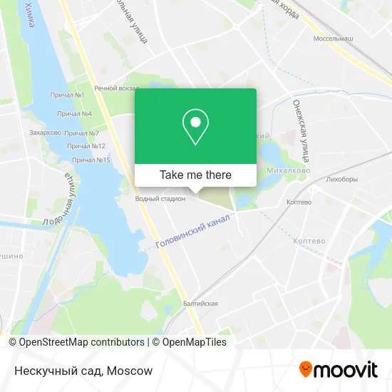 Нескучный сад map