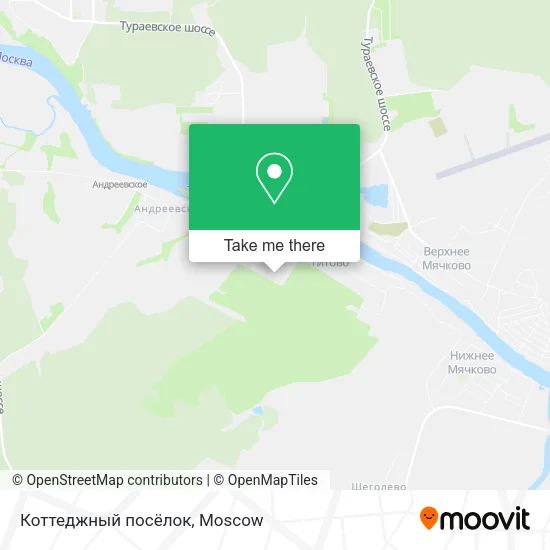 Коттеджный посёлок map