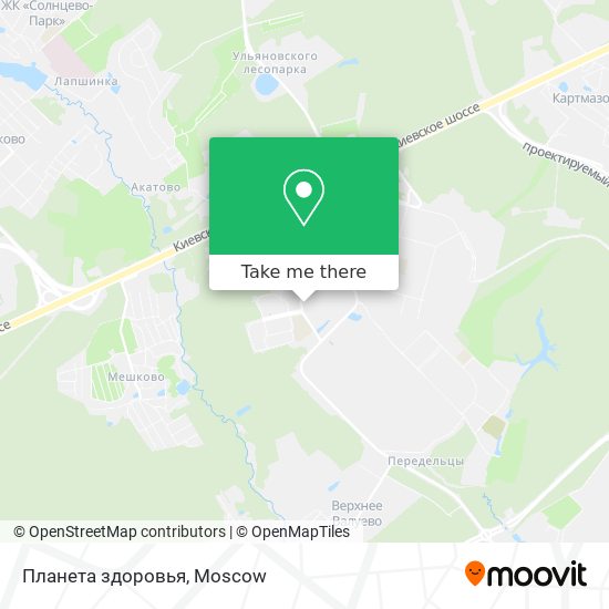Планета здоровья map