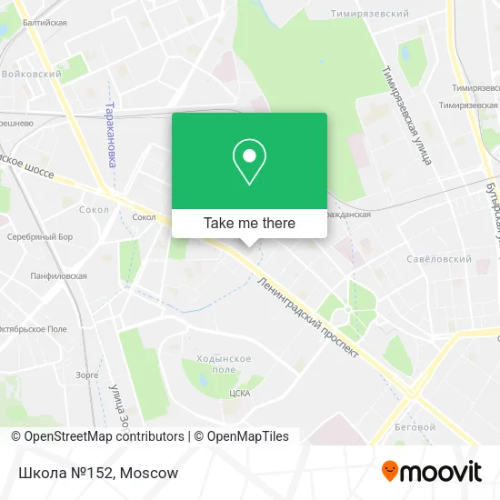 Школа №152 map