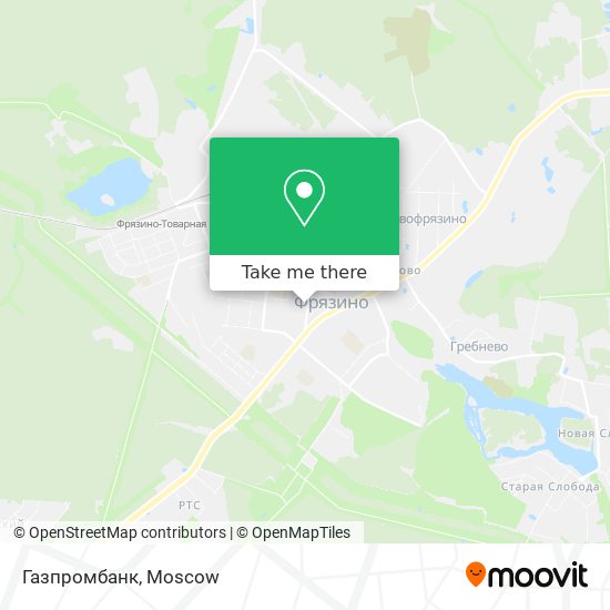 Газпромбанк map