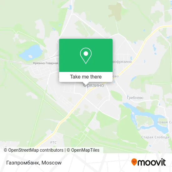 Газпромбанк map