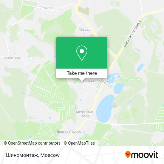 Шиномонтаж map