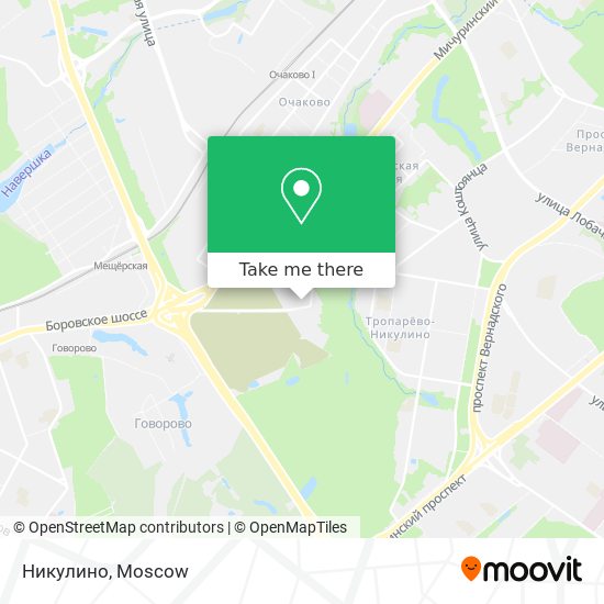 Никулино map