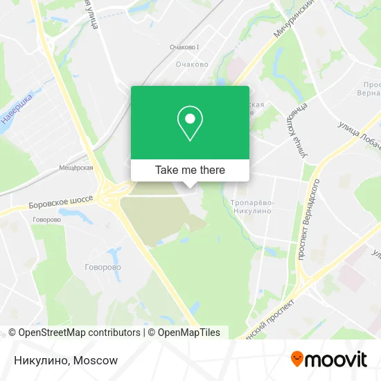 Никулино map
