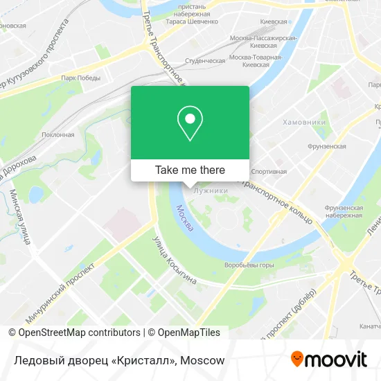 Ледовый дворец «Кристалл» map