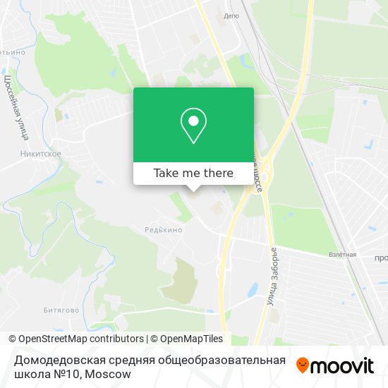 Домодедовская средняя общеобразовательная школа №10 map