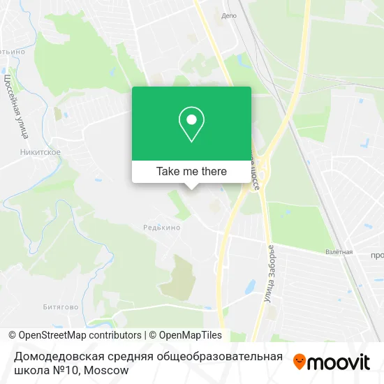 Домодедовская средняя общеобразовательная школа №10 map