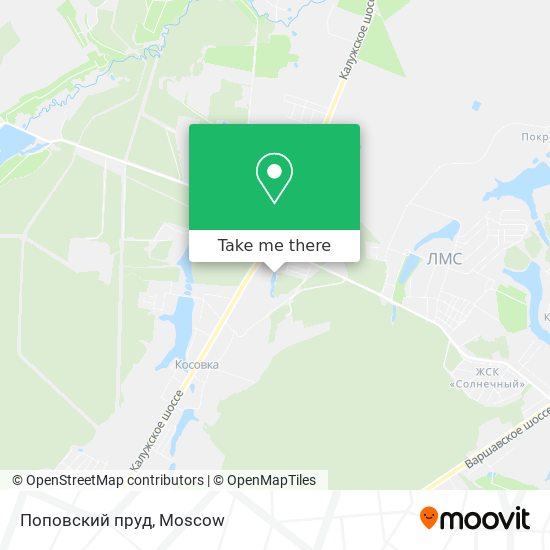 Поповский пруд map