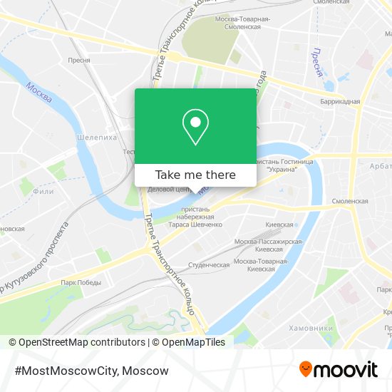 #MostMoscowCity map