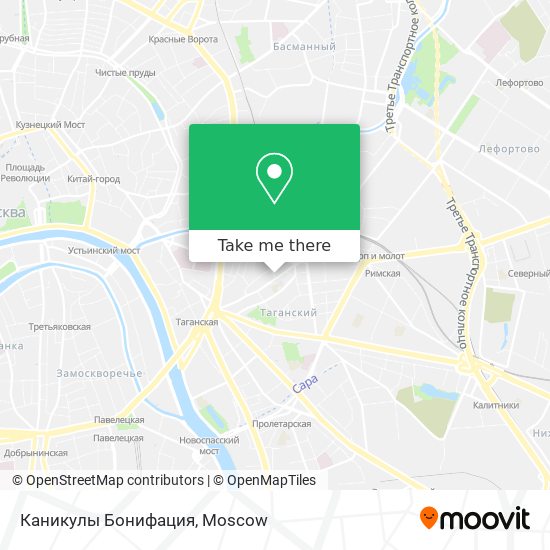 Каникулы Бонифация map