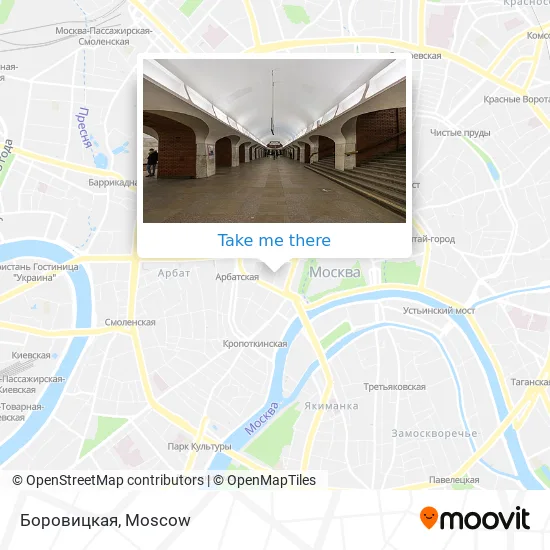 Боровицкая map