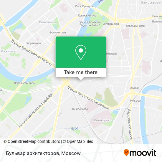 Бульвар архитекторов map