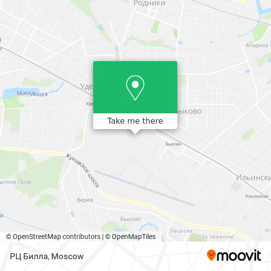 РЦ Билла map