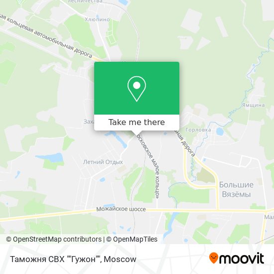 Таможня СВХ ""Гужон"" map