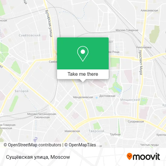 Сущёвская улица map
