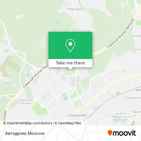 Автодром map