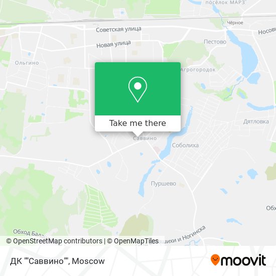 ДК ""Саввино"" map
