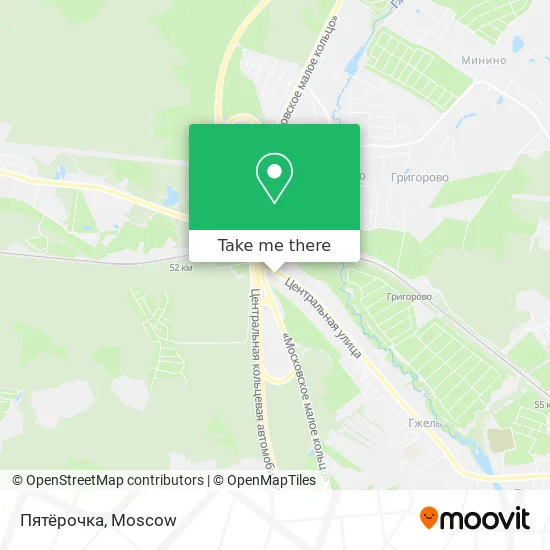 Пятёрочка map