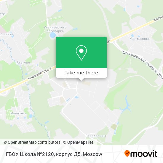 ГБОУ Школа №2120, корпус Д5 map