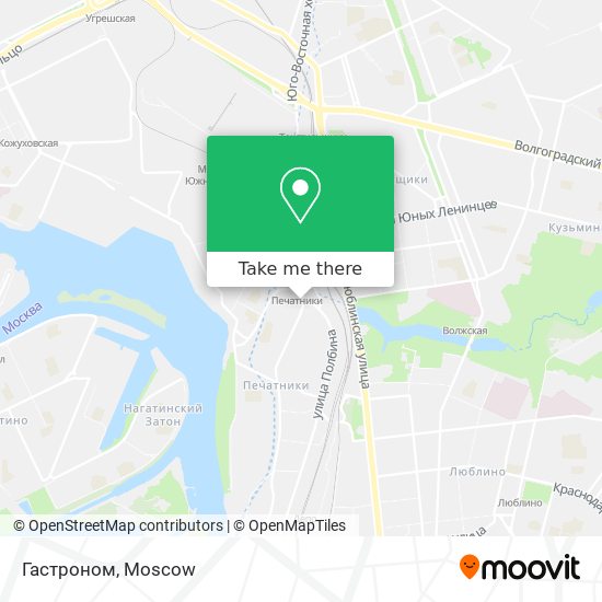 Гастроном map