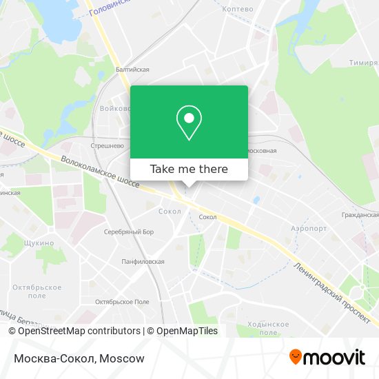 Москва-Сокол map