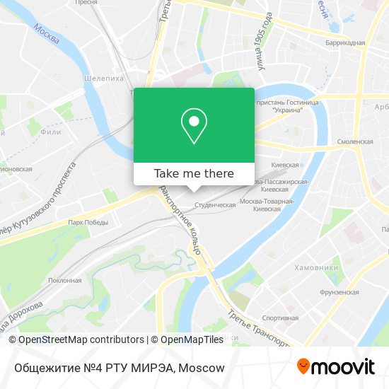 Общежитие №4 РТУ МИРЭА map