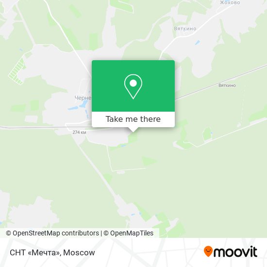 СНТ «Мечта» map