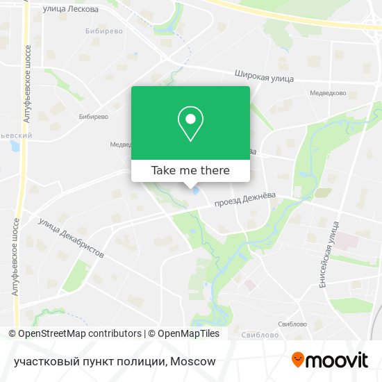 участковый пункт полиции map