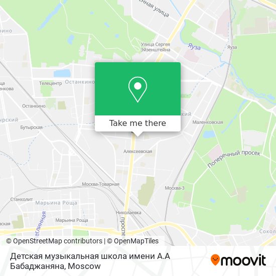 Детская музыкальная школа имени А.А Бабаджаняна map