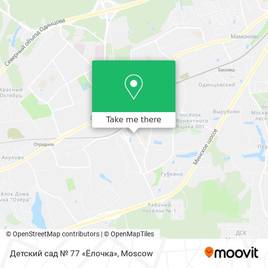 Детский сад № 77 «Ёлочка» map