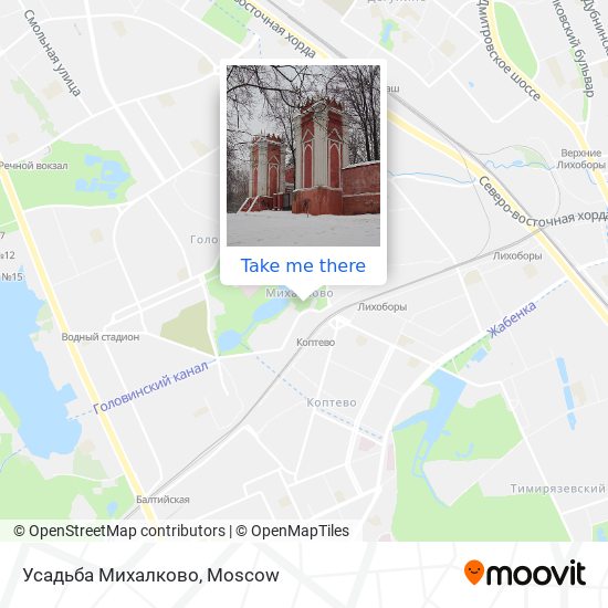 Усадьба Михалково map