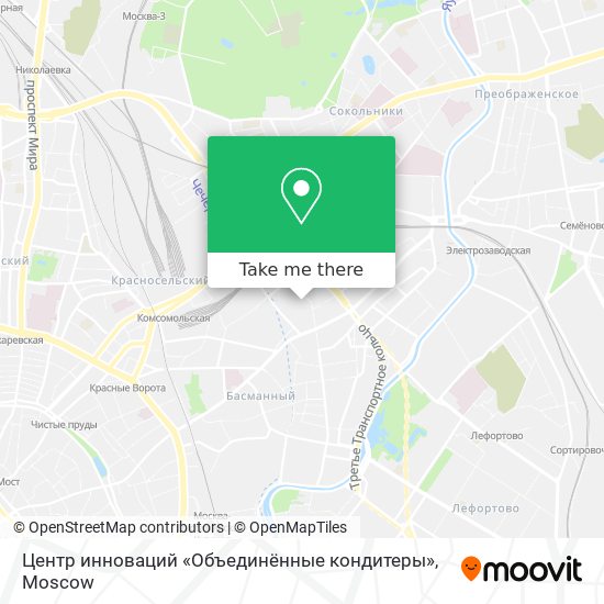 Центр инноваций «Объединённые кондитеры» map