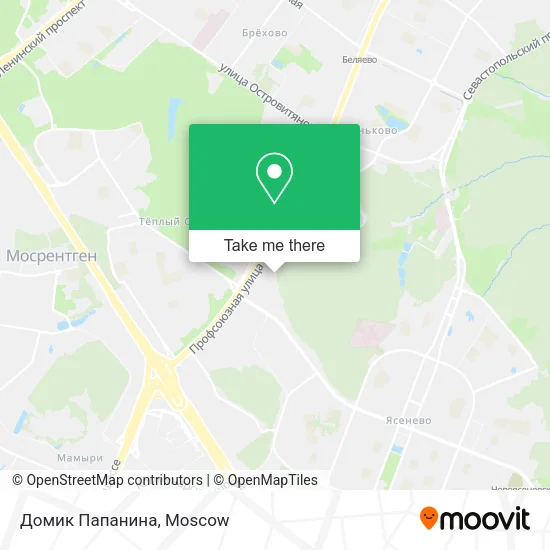 Домик Папанина map