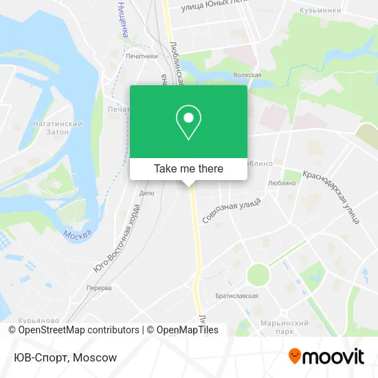 ЮВ-Спорт map