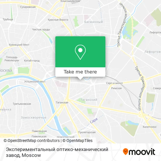 Экспериментальный оптико-механический завод map