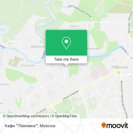 Кафе ""Лакомка"" map