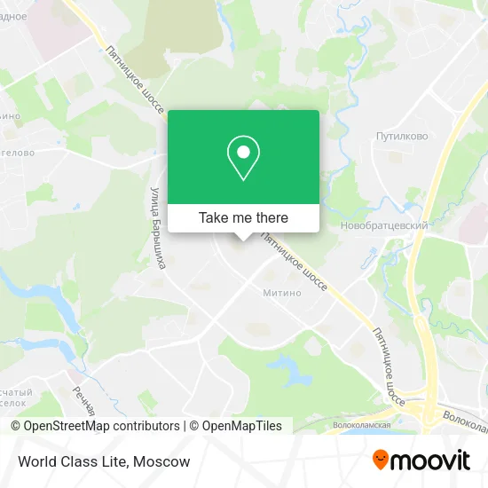 World Class Lite map