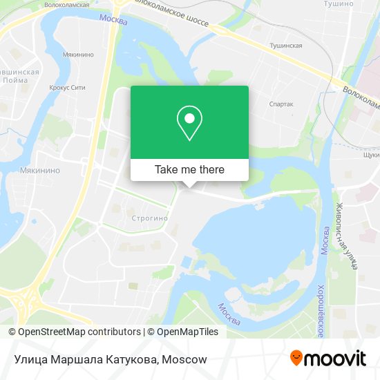 Улица Маршала Катукова map