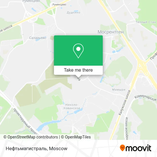 Нефтьмагистраль map