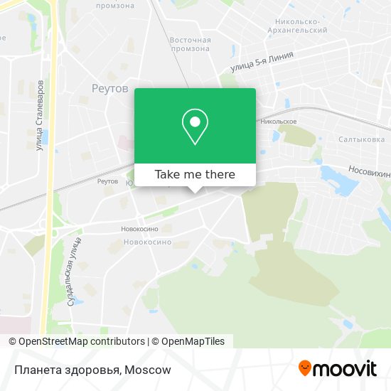 Планета здоровья map