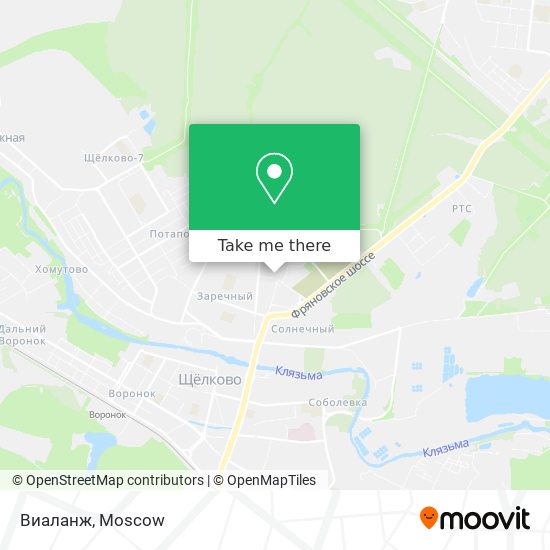 Виаланж map