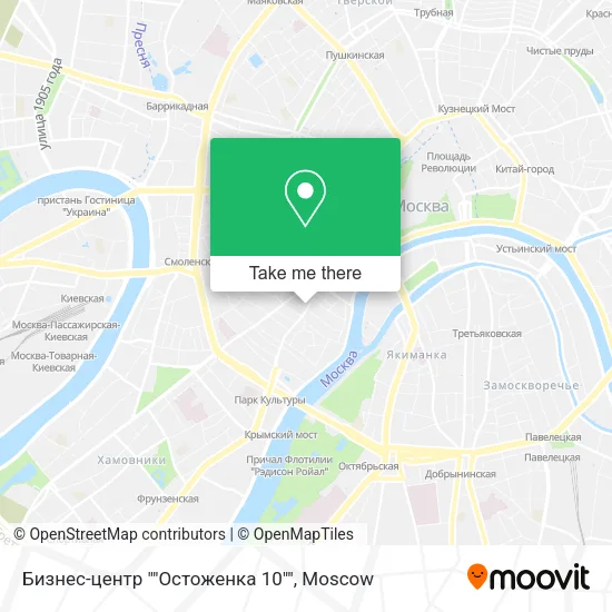 Бизнес-центр ""Остоженка 10"" map