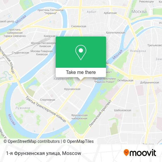 1-я Фрунзенская улица map