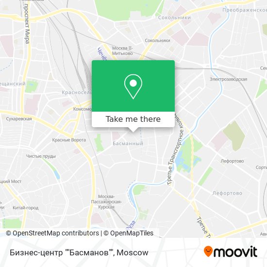 Бизнес-центр ""Басманов"" map